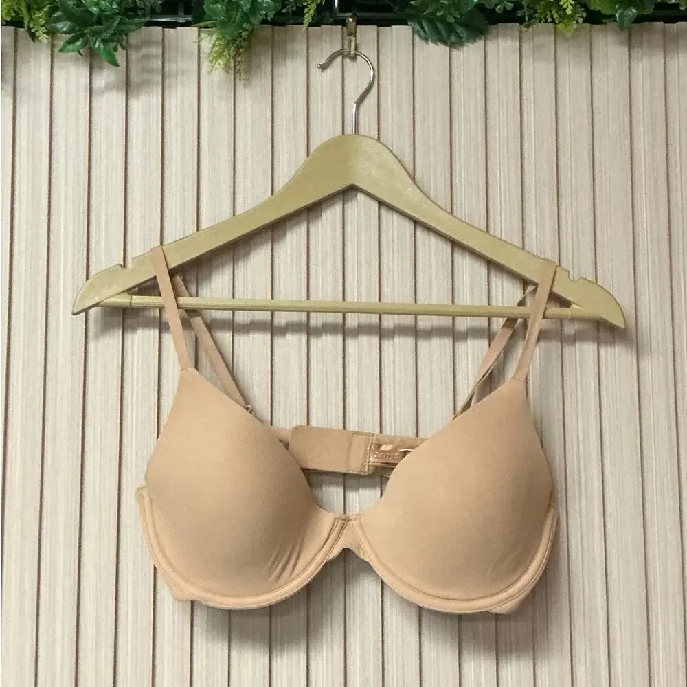 SKIMS Women’s Fits Everybody Scoop Plunge Bra in Ochre Size 36C - Picture 2 of 7